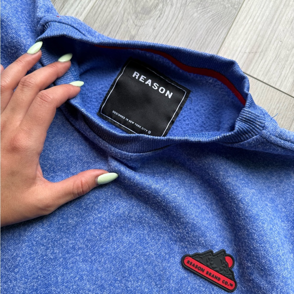 Reason Heather Blue Pullover